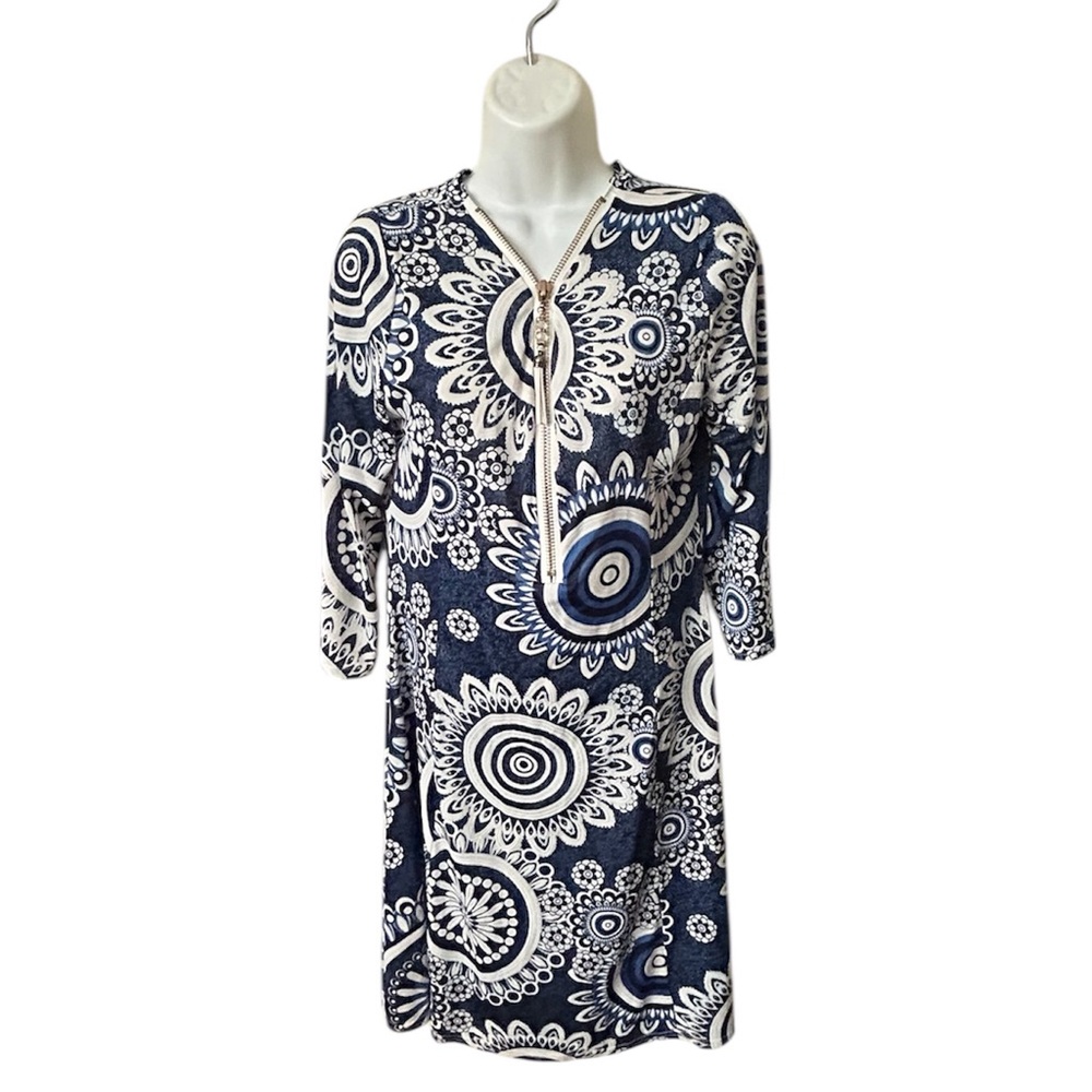 Papillon,Navy and White Women's Top, Sz M